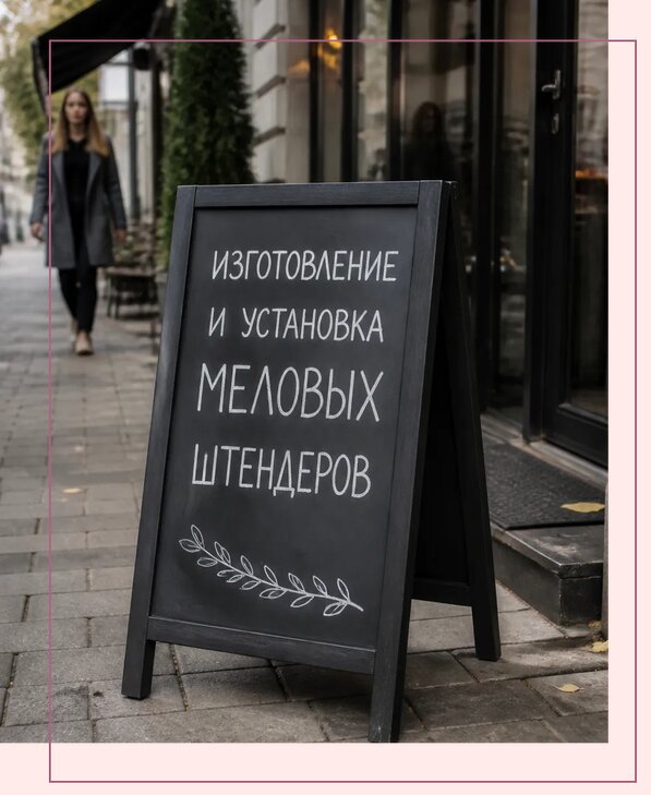 Меловые штендеры в Тайшете по цене от 6750 р. | Аванза-Тшт
